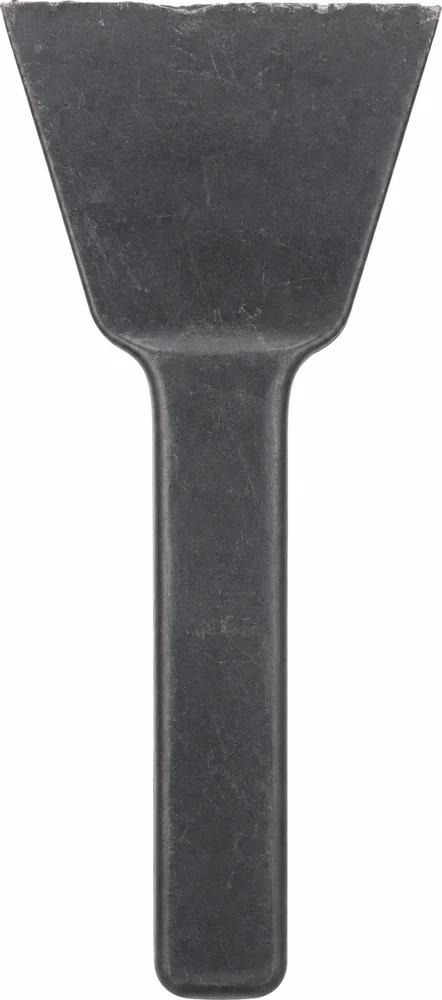 An unbranded plastic scraper with a worn edge.